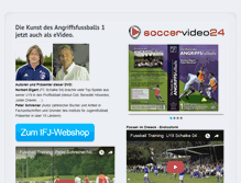 Tablet Screenshot of angriffsfussball.fussballtraining24.de