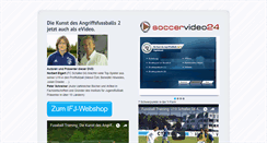 Desktop Screenshot of angriffsfussball2.fussballtraining24.de